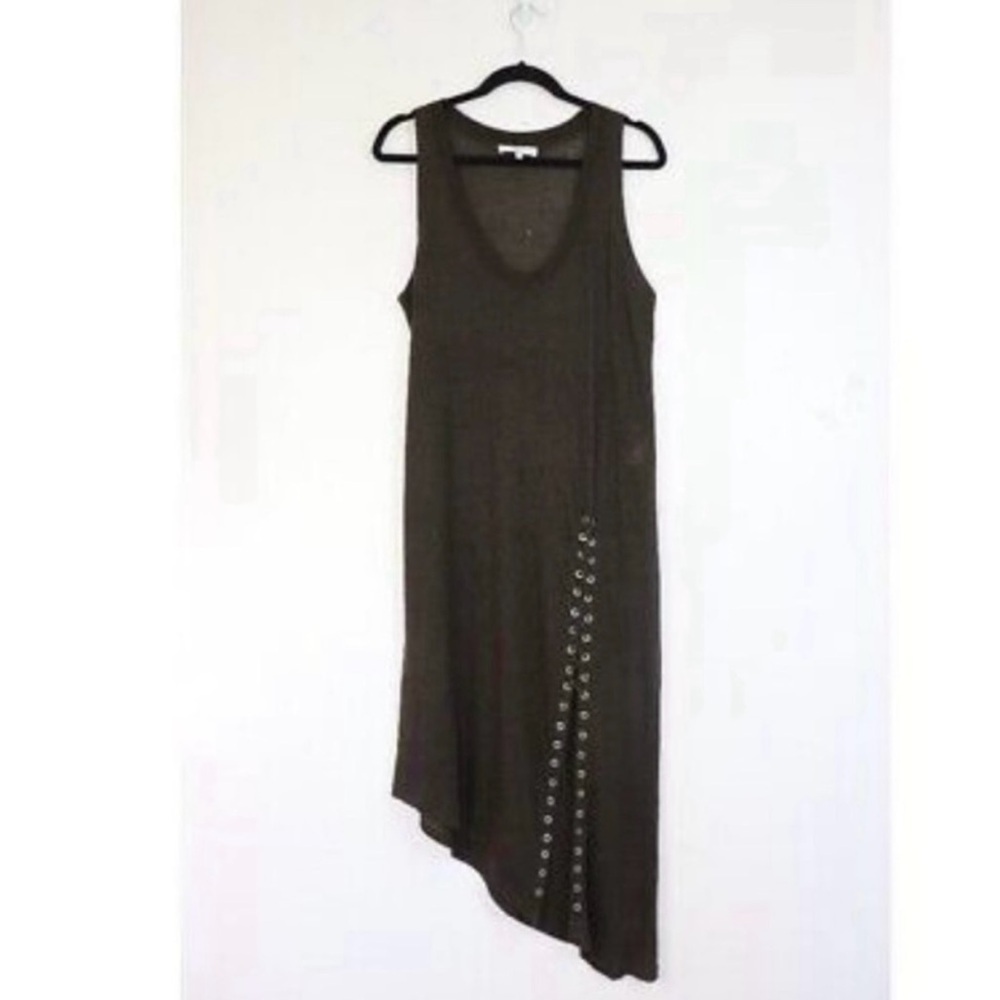 IRO Asymmetrical Grommet Detail Tank Dress – Size Small, NWT 100% linen - Picture 4 of 9